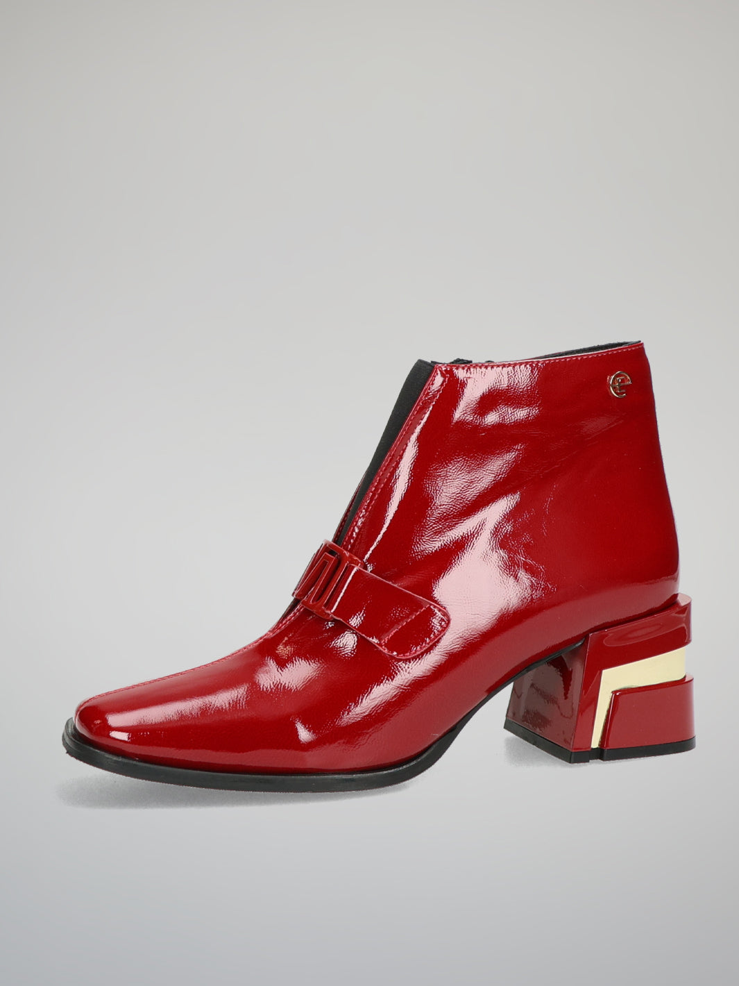 ELEGANT ANKLE BOOTS - RED
