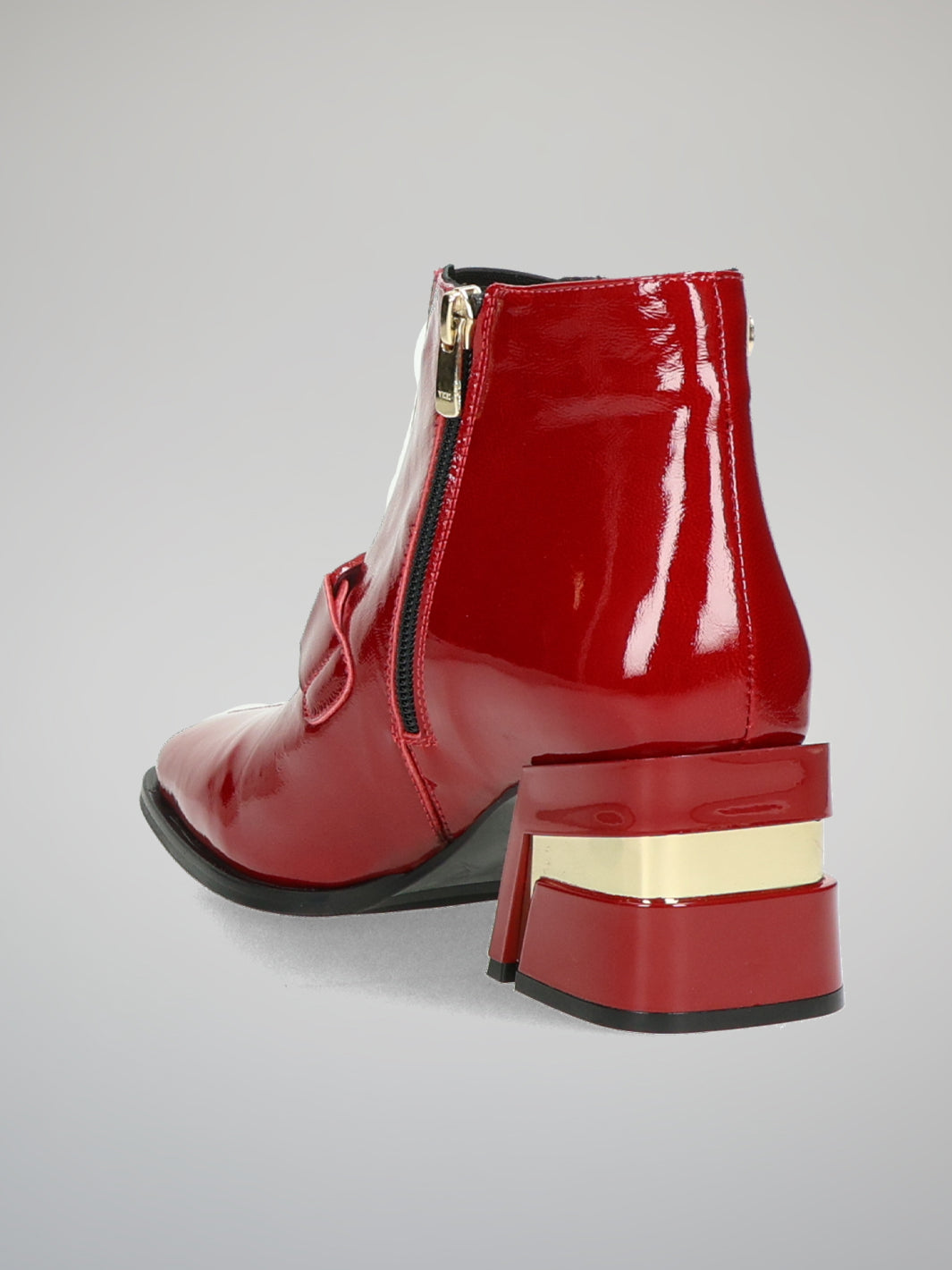 ELEGANT ANKLE BOOTS - RED