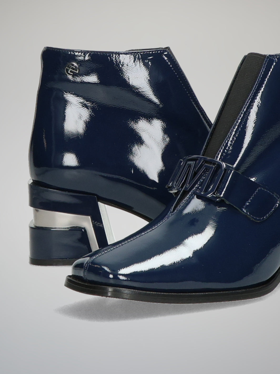 ELEGANT ANKLE BOOTS - DARK BLUE