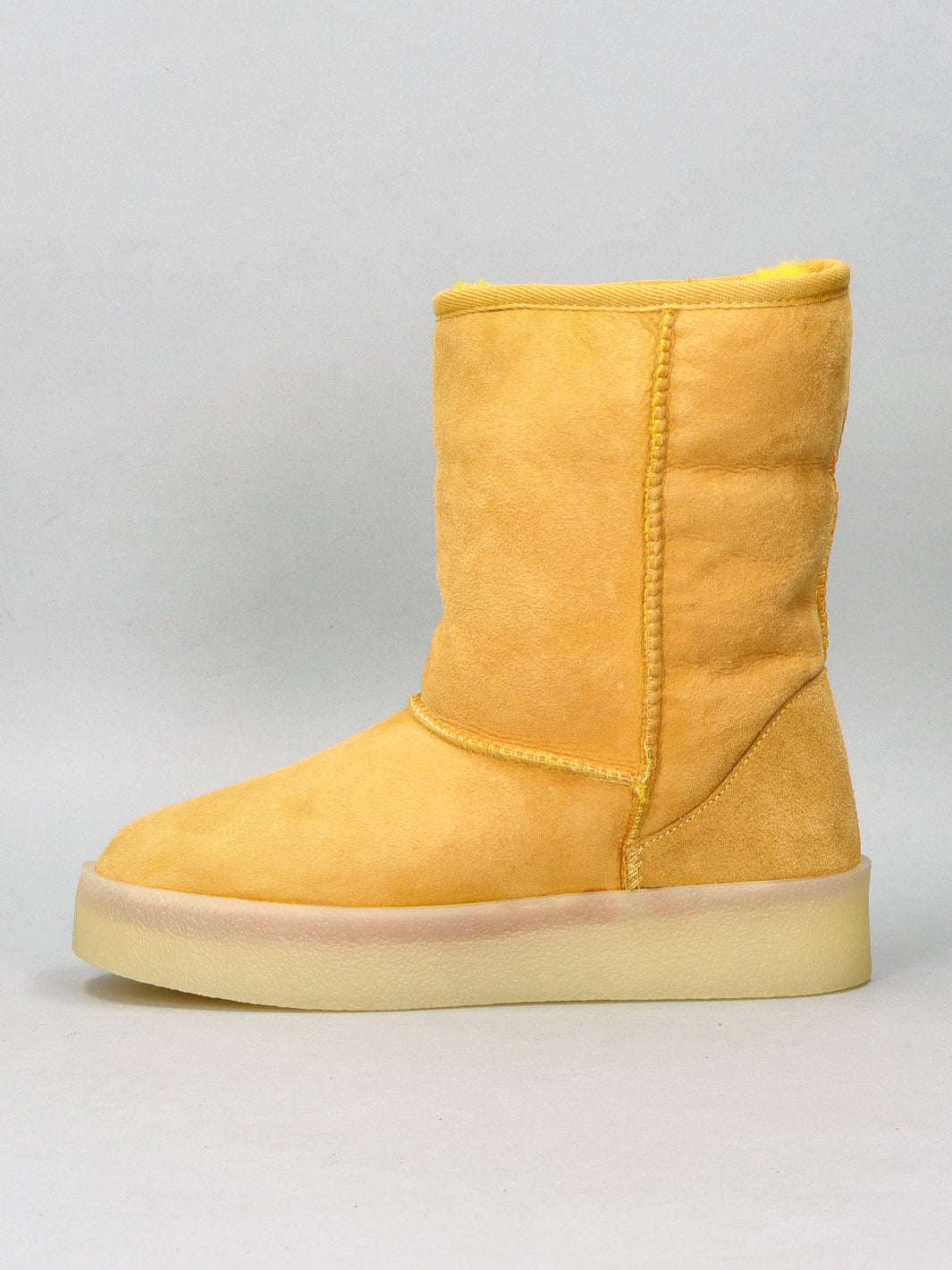 SUEDE BOOTS - YELLOW