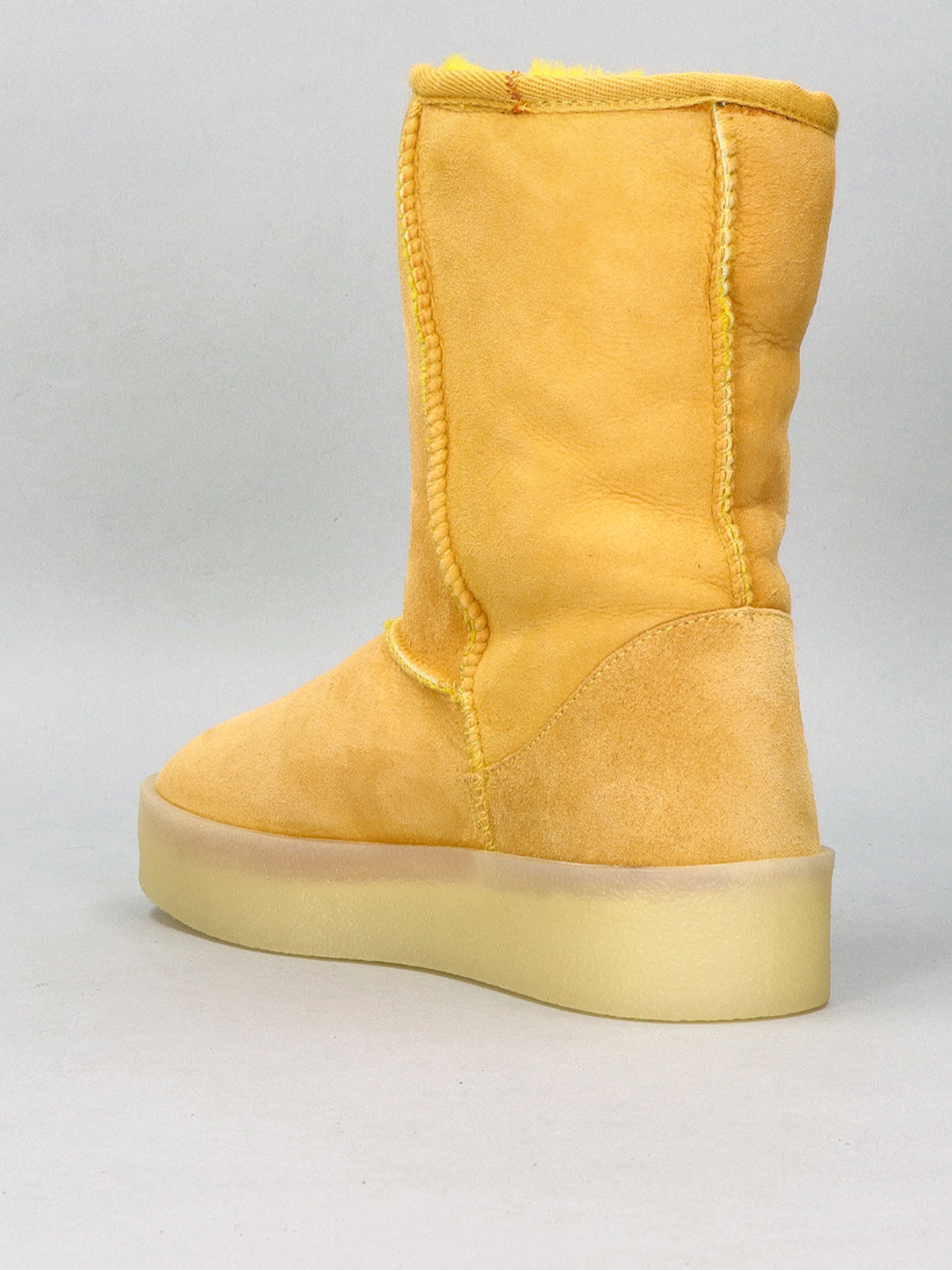 SUEDE BOOTS - YELLOW