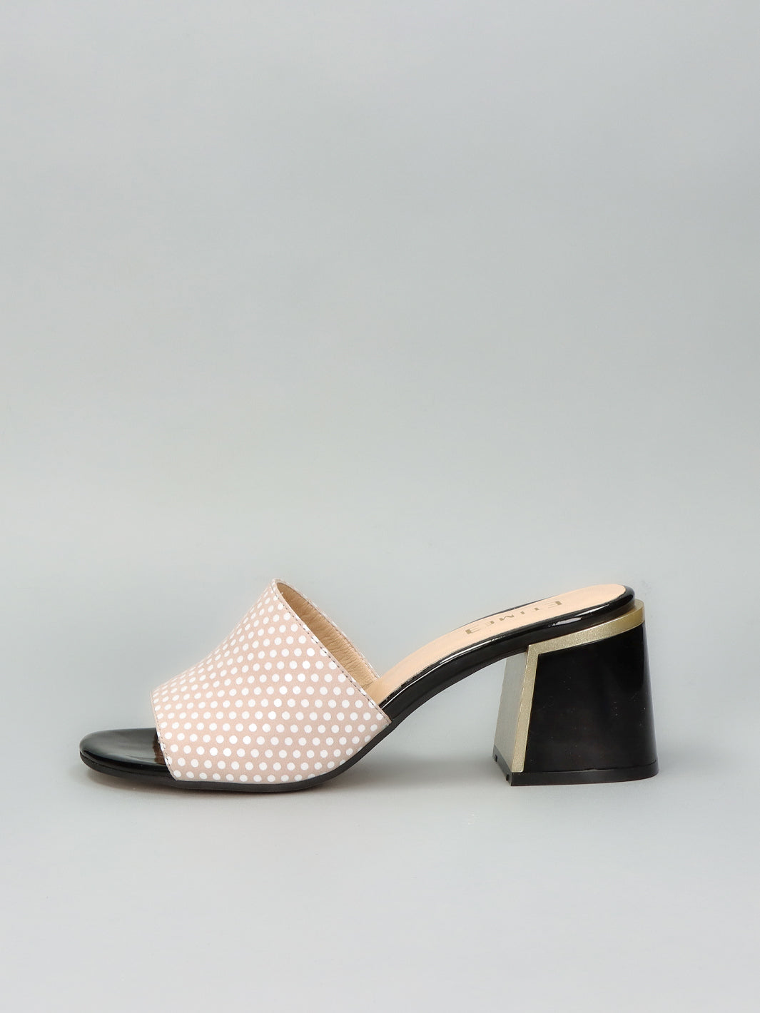 LEATHER SLIPPERS - BEIGE