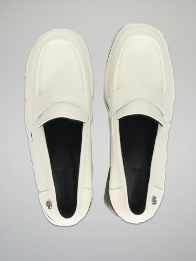 LEATHER SHOES - WHITE
