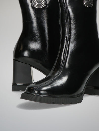 ANKLE BOOTS - BLACK
