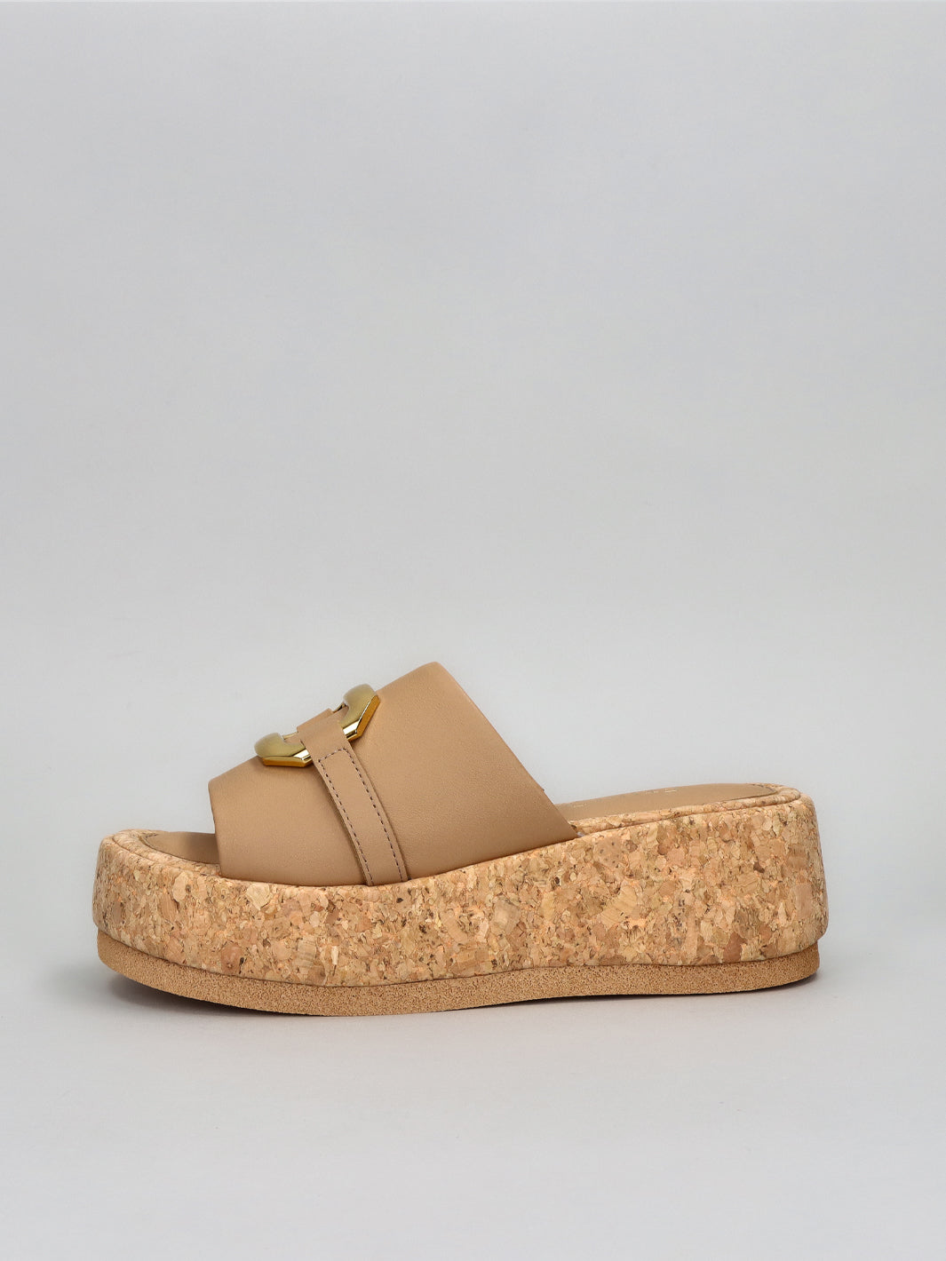 LEATHER SLIPPERS - BROWN