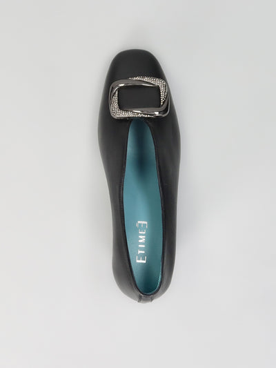 ELEGANT LOW SHOES - BLACK