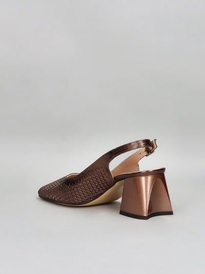 LEATHER SLINGS - BRONZE