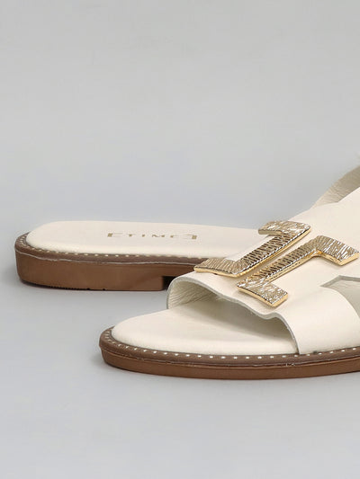 ELEGANT SLIPPERS - WHITE