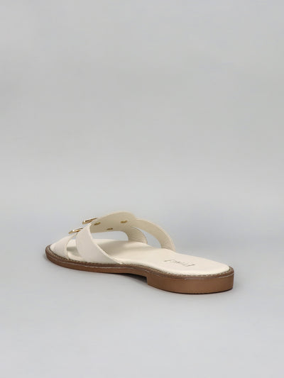 ELEGANT SLIPPERS - WHITE