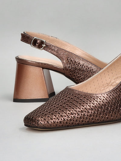 LEATHER SLINGS - BRONZE