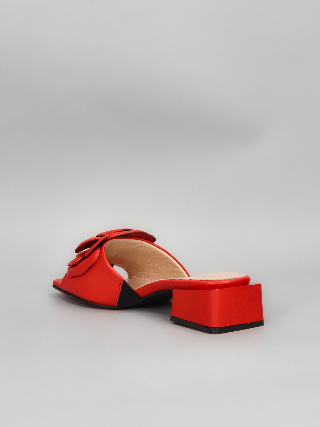 LEATHERS SLIPPERS - RED