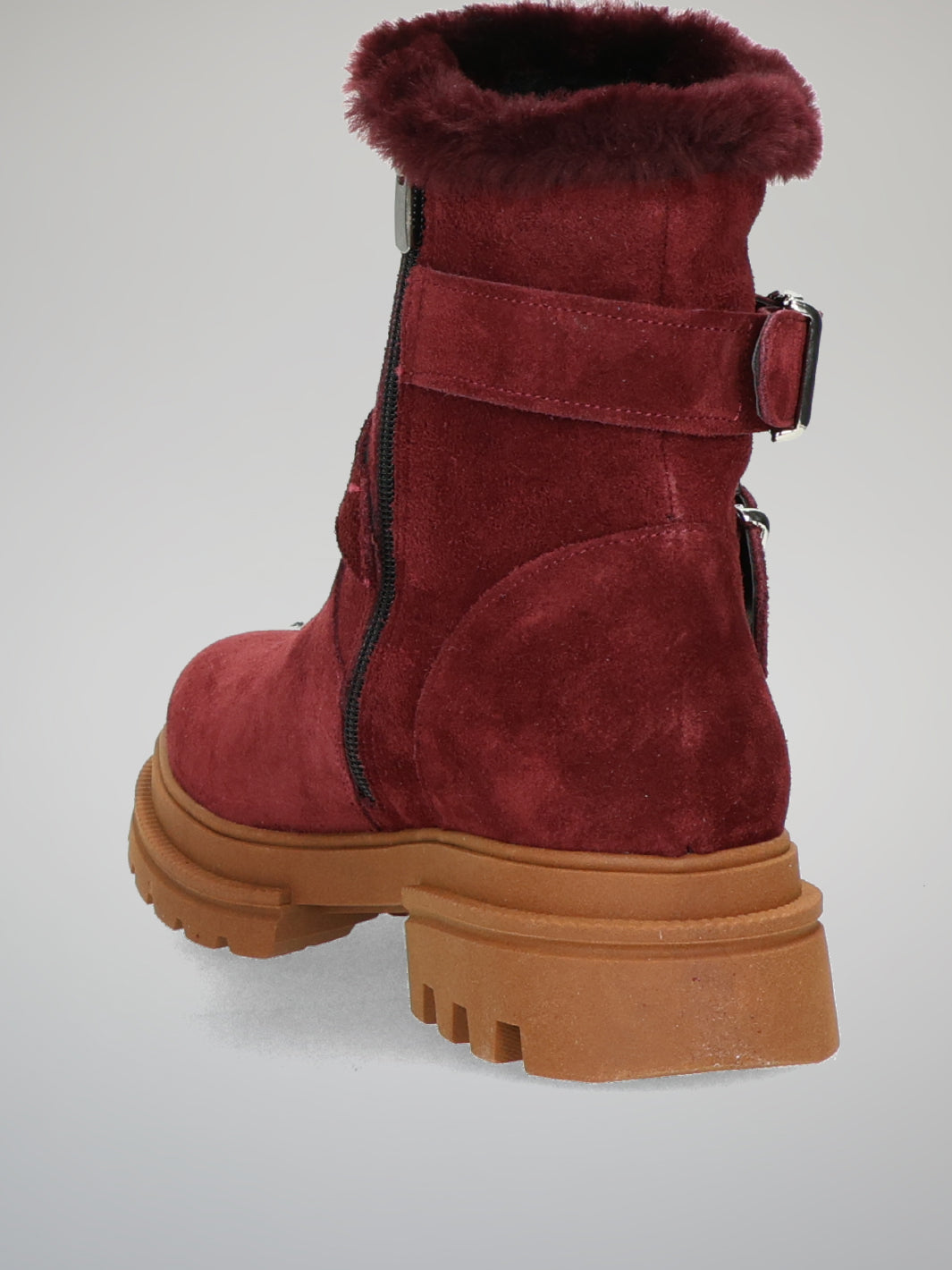 ANKLE SHOES - BURGUNDY