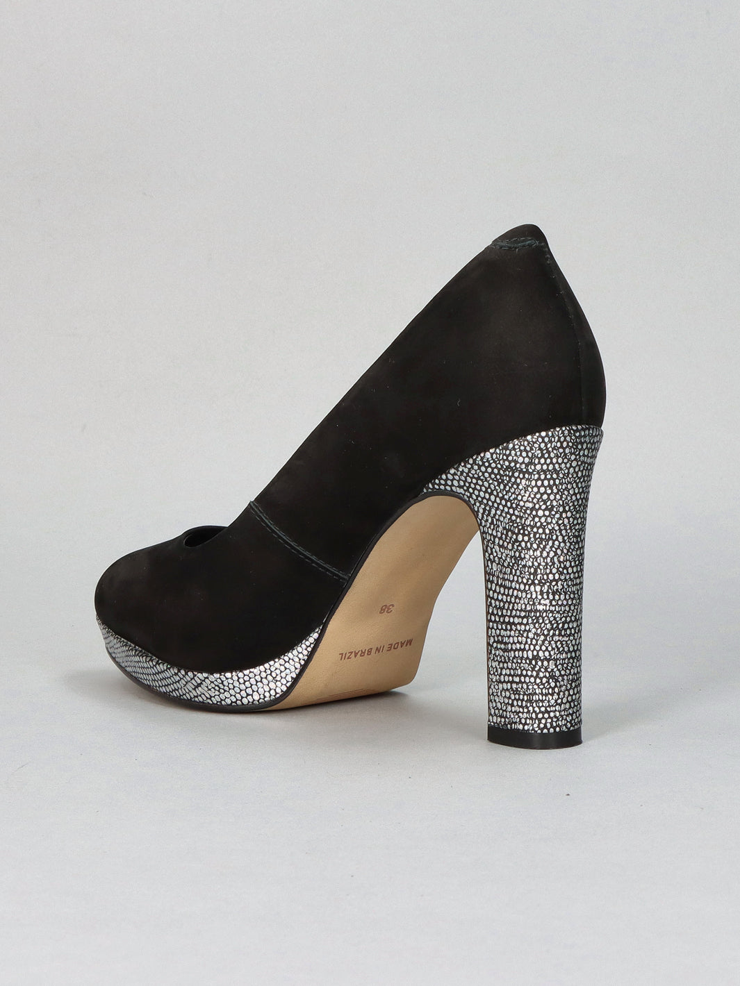 NUBUCK PUMPS - BLACK