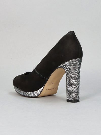 NUBUCK PUMPS - BLACK