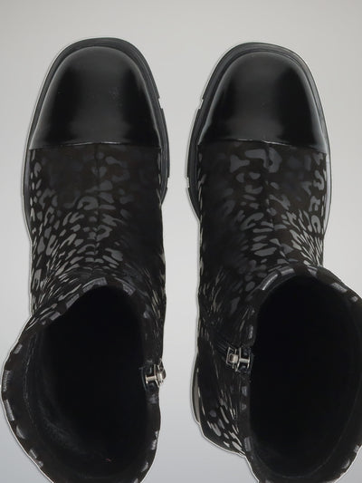 CASUAL ANKLE BOOTS - BLACK