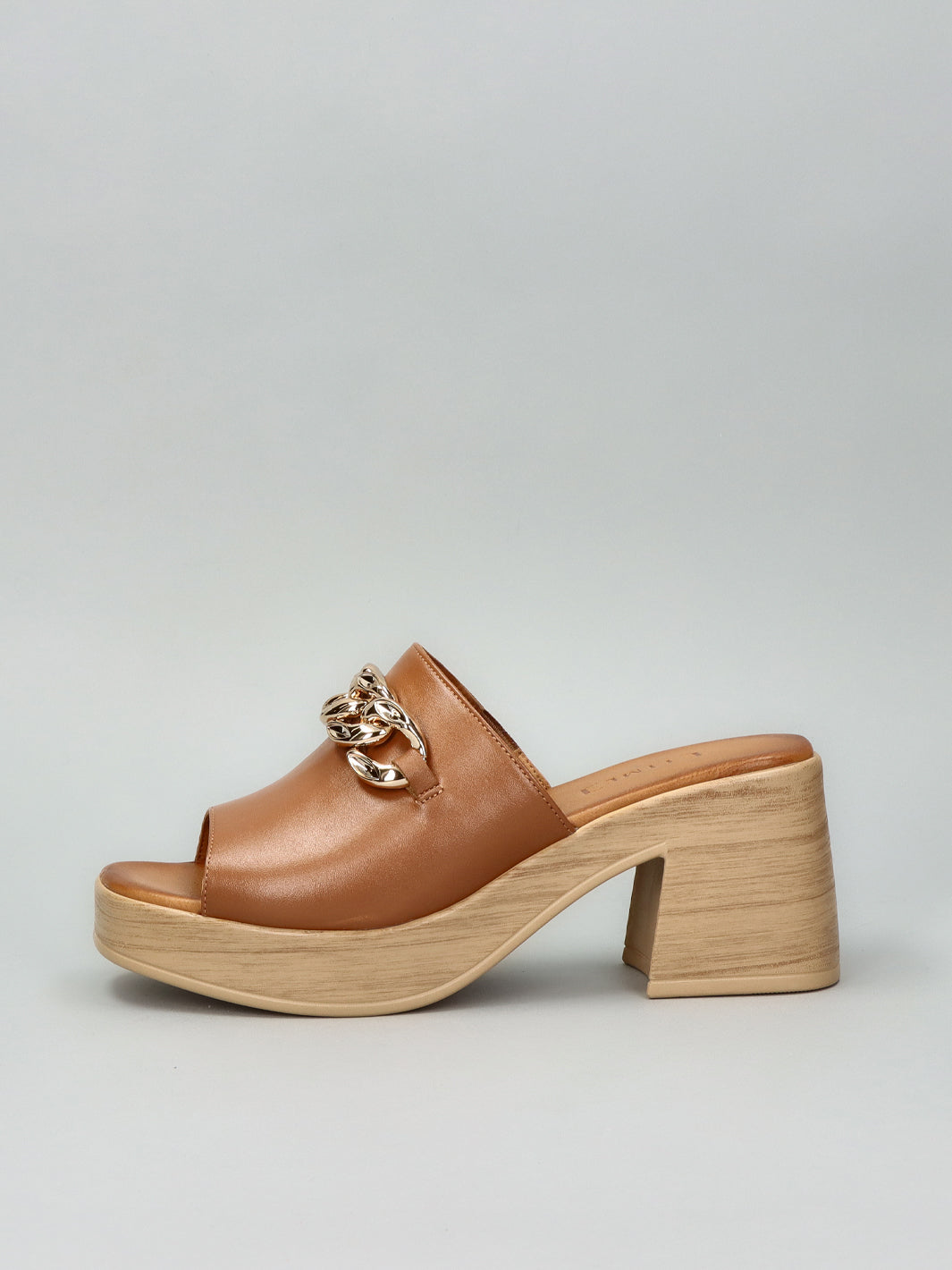 LEATHER SLIPPERS - BROWN