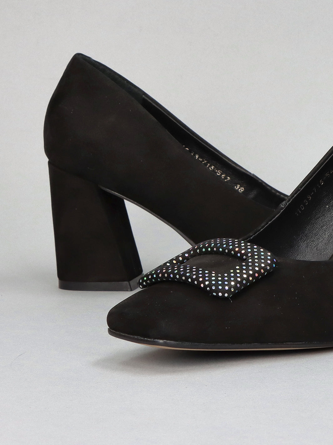 NUBUCK PUMPS - BLACK
