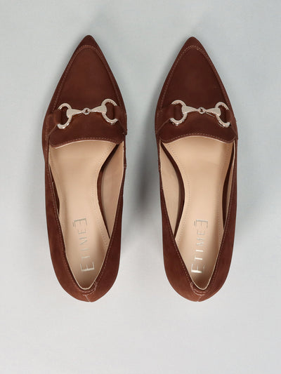 NUBUCK LOW SHOES - BROWN