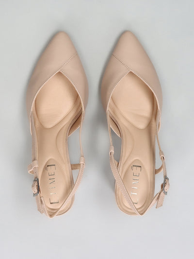 LEATHER SLINGS - LIGHT PINK