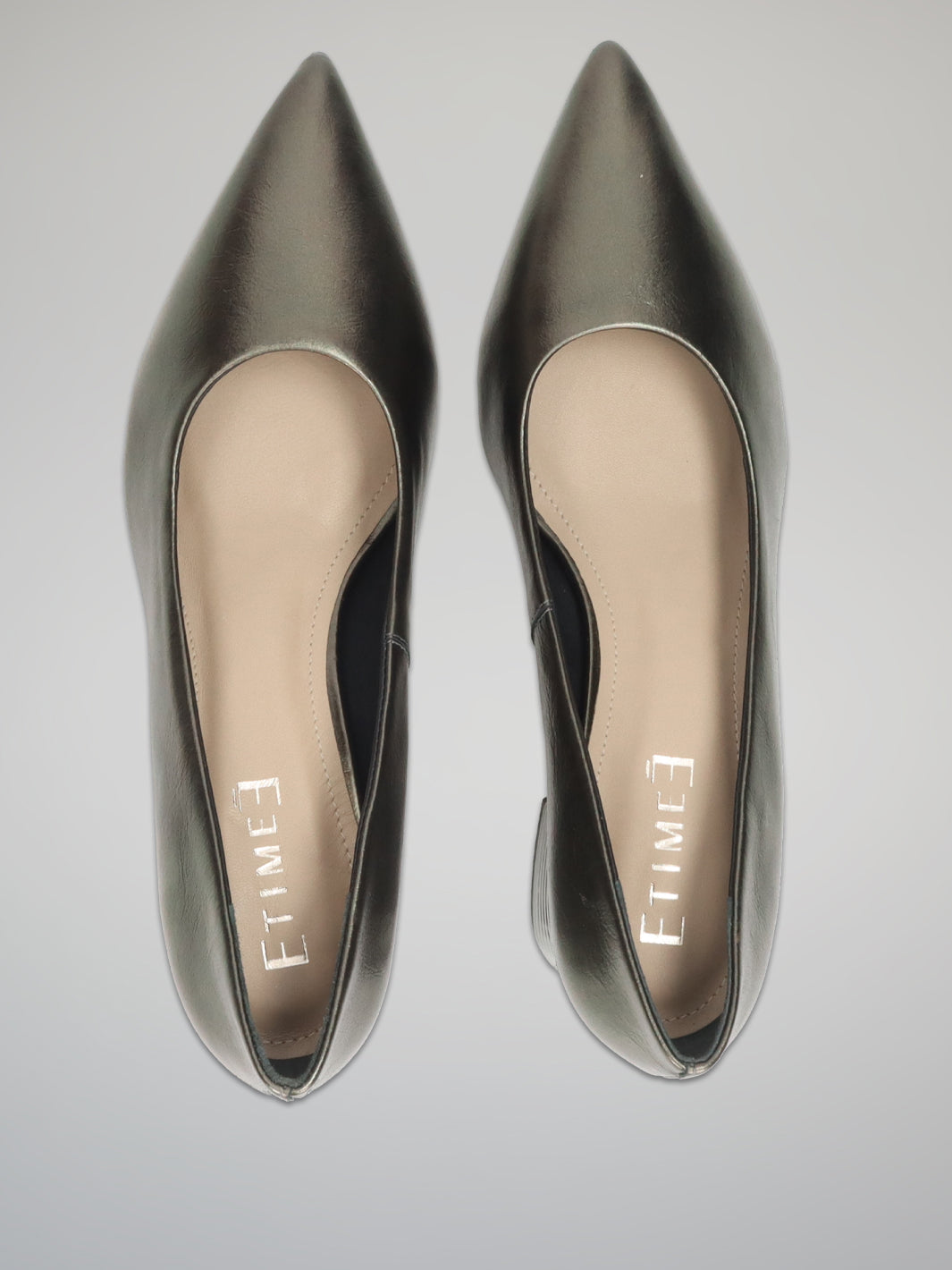 LEATHER HEELS - METALLIC