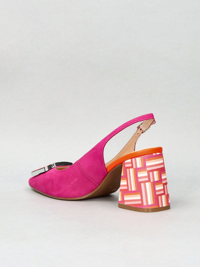 ELEGANT SLINGBACK HEELS - PINK