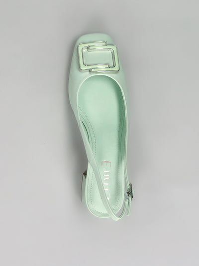 FASHION HEELS SLINGBACK - GREEN