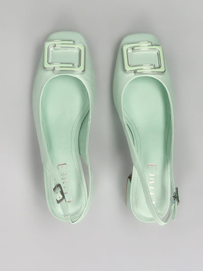 FASHION HEELS SLINGBACK - GREEN