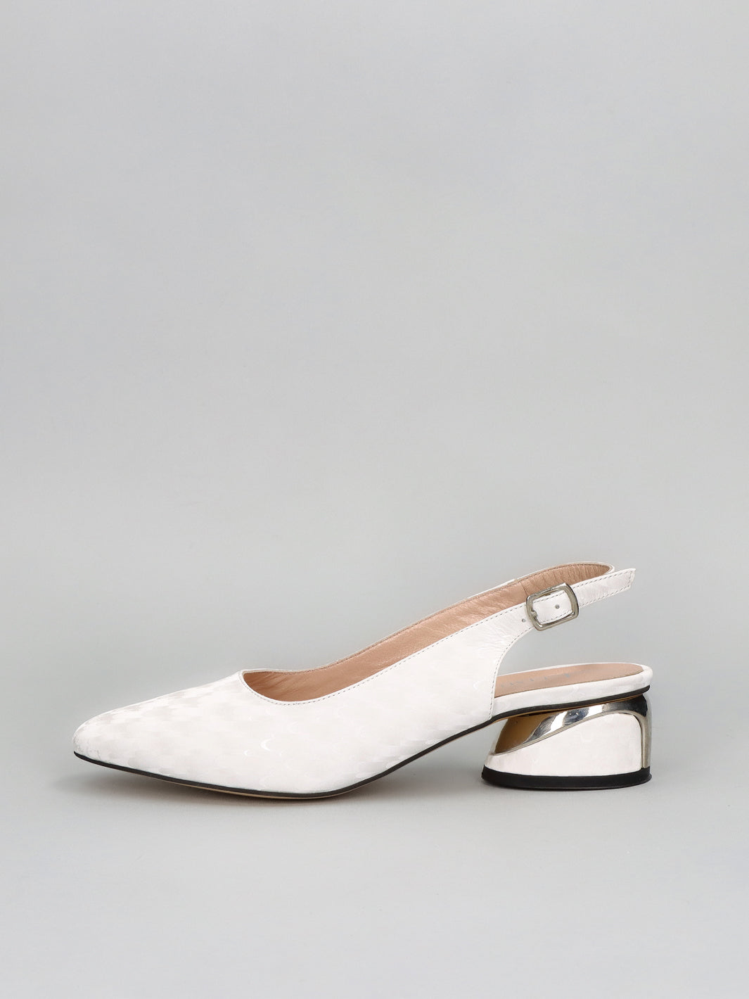 LEATHER SLINGS - WHITE