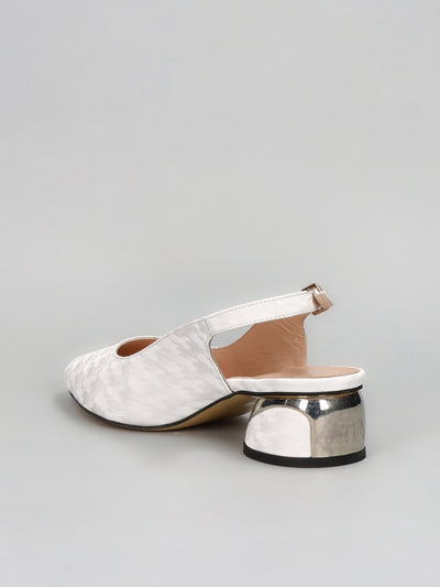 LEATHER SLINGS - WHITE