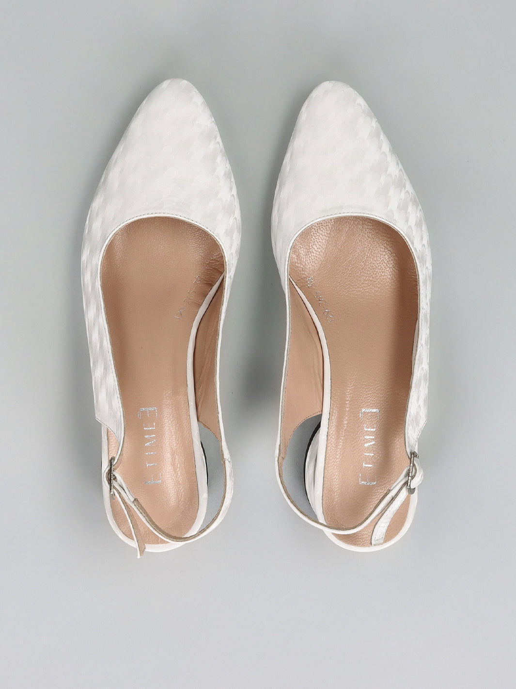 LEATHER SLINGS - WHITE