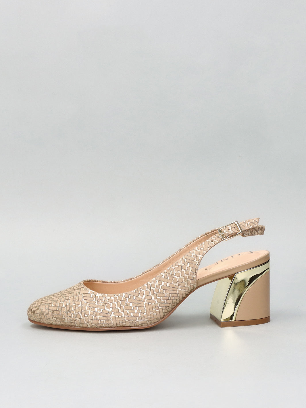LEATHER SLINGS - BEIGE