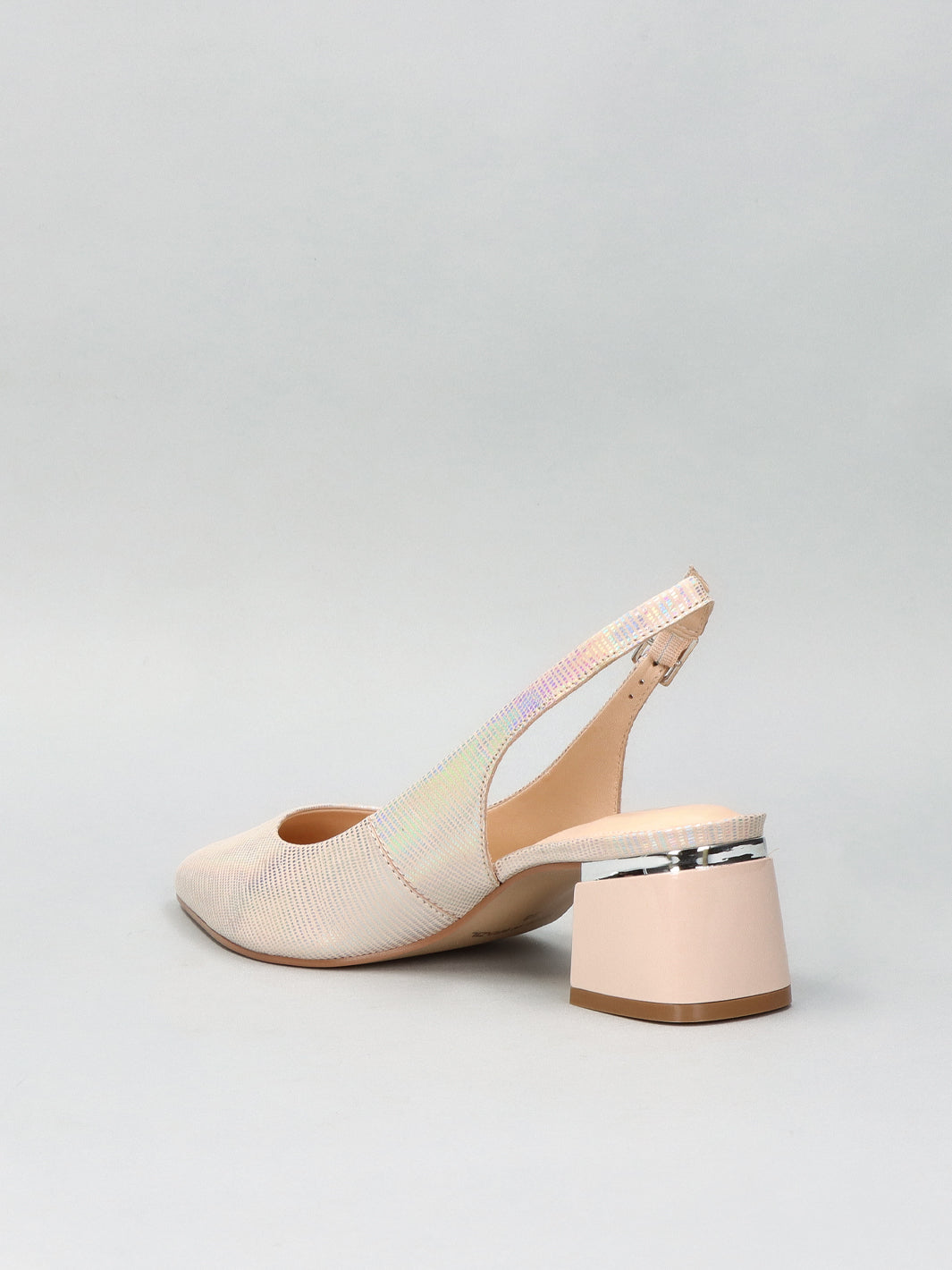LEATHER SLINGS - SILVER