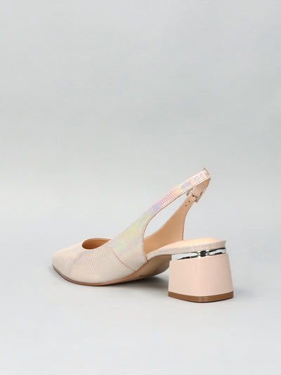 LEATHER SLINGS - SILVER