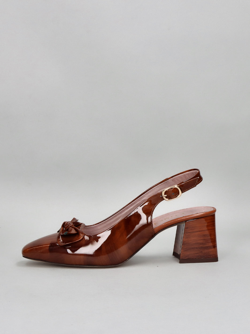LEATHER SLINGS - BROWN