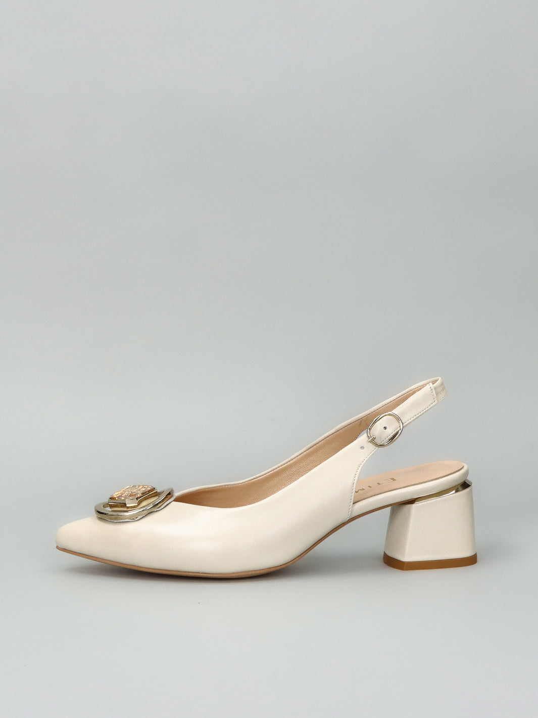 LEATHER SLINGS - BEIGE