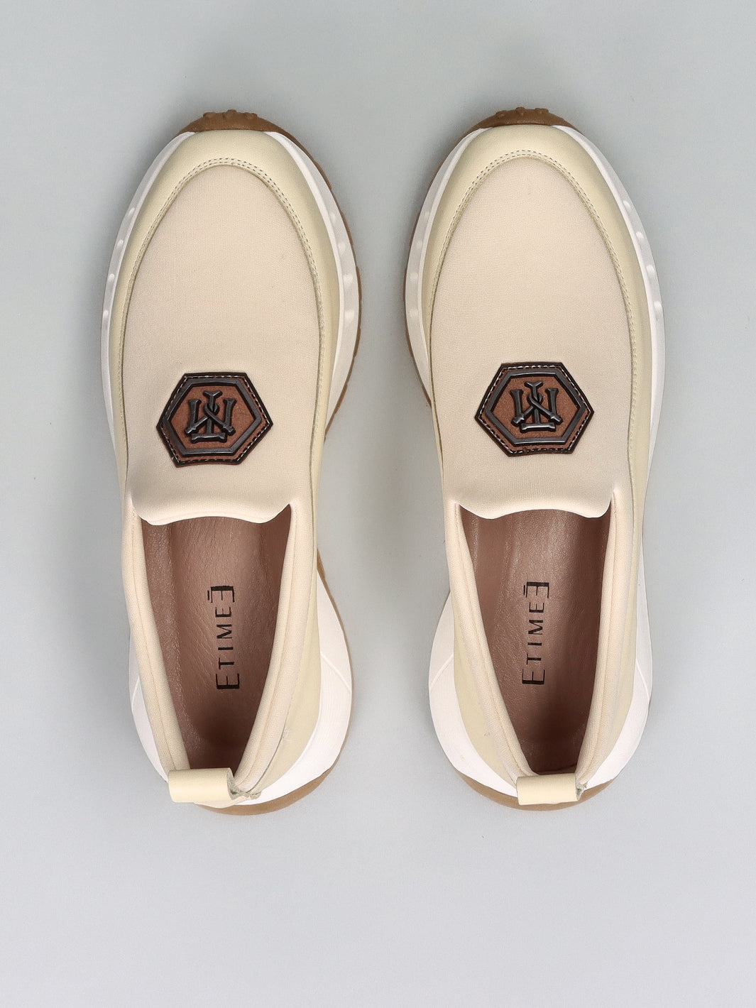 LEATHER SNEAKER - BEIGE