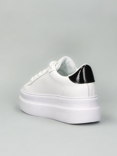 LEATHER SNEAKER - WHITE