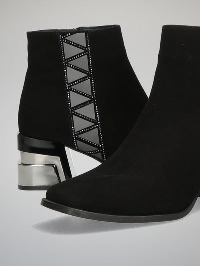 ELEGANT ANKLE BOOTS - BLACK