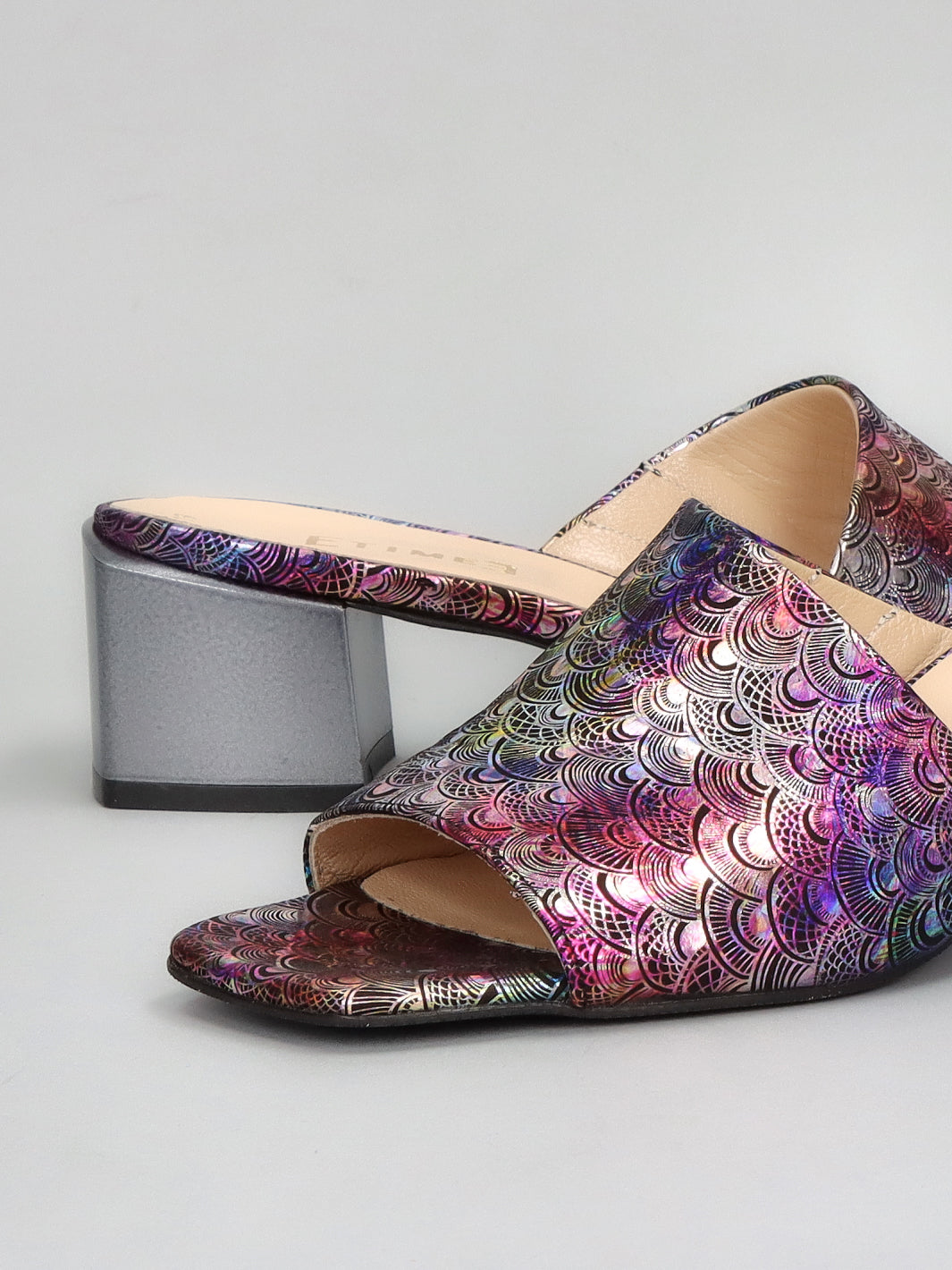 LEATHER SLIPPERS - MULTI/COLOURED