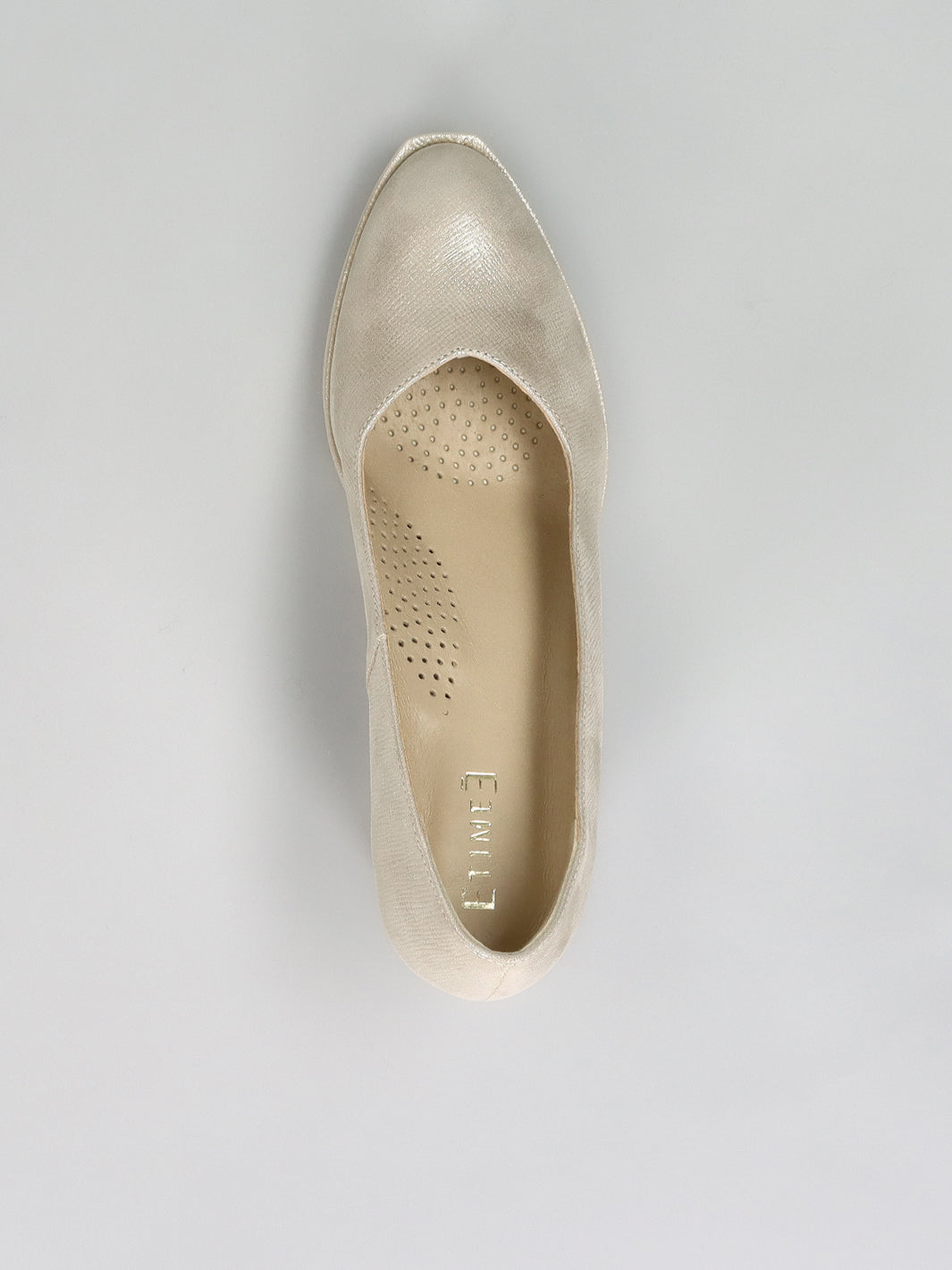 NUBUCK PUMPS - GOLD