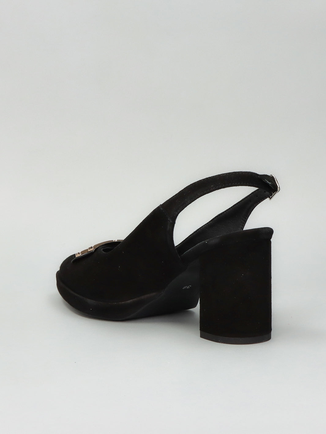 NUBUCK SLINGS - BLACK