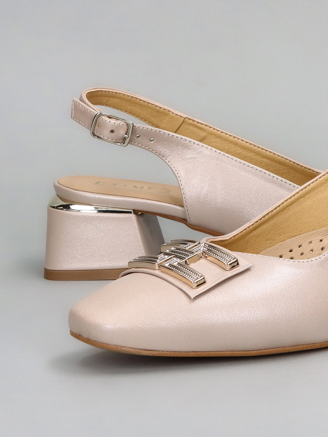 LEATHER SLINGS - LIGHT PINK