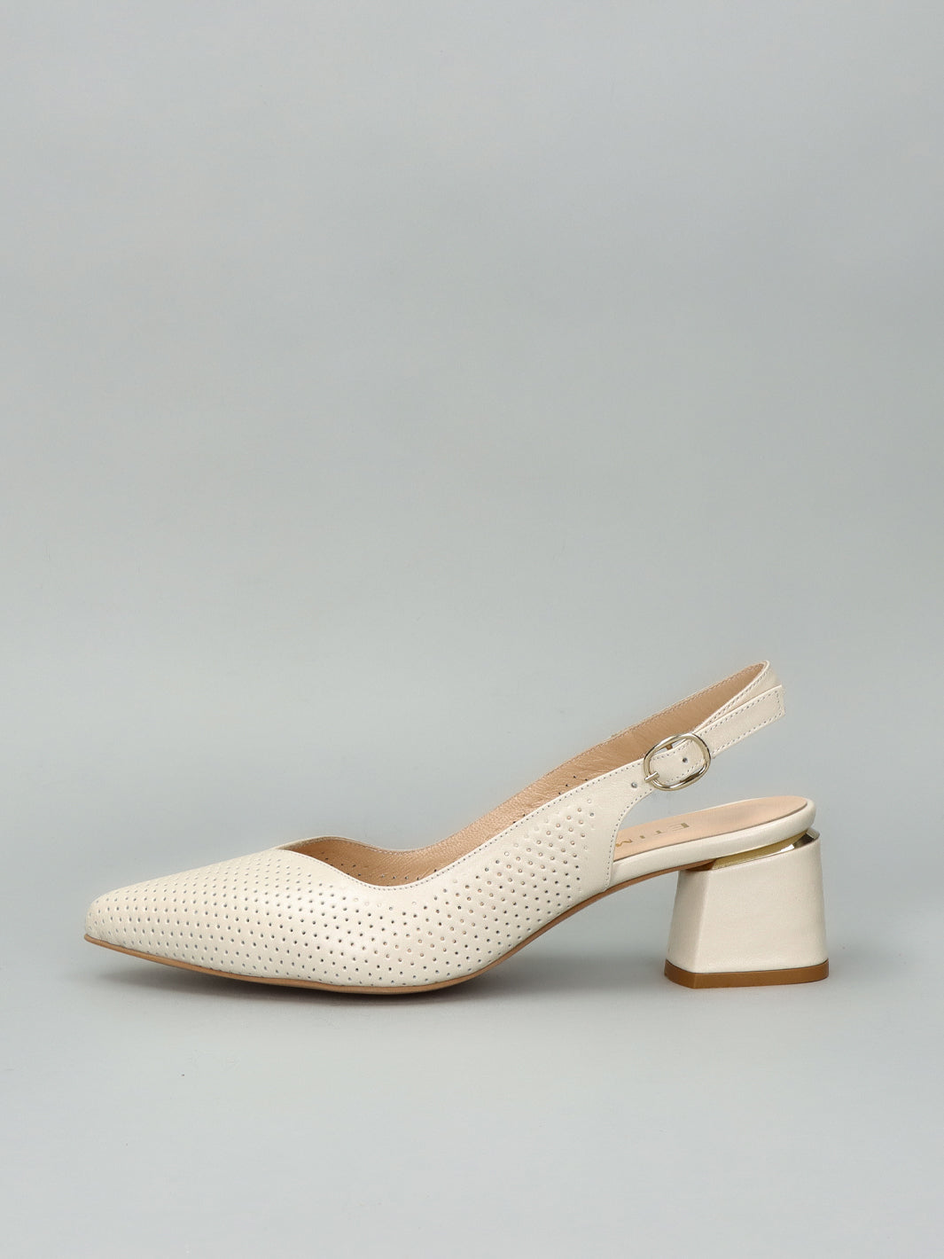 LEATHER SLINGS - BEIGE