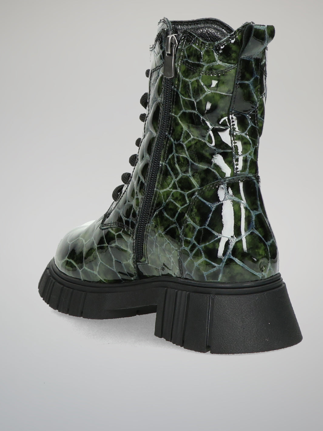 STYLISH ANKLE BOOTS - GREEN