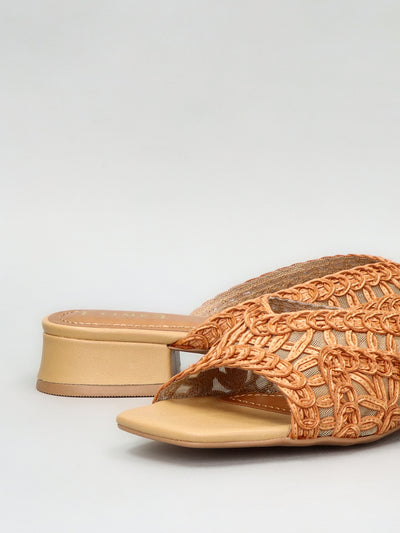 STYLISH SLIPPERS - BROWN
