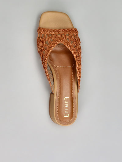STYLISH SLIPPERS - BROWN
