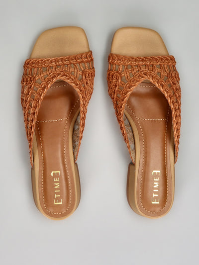 STYLISH SLIPPERS - BROWN