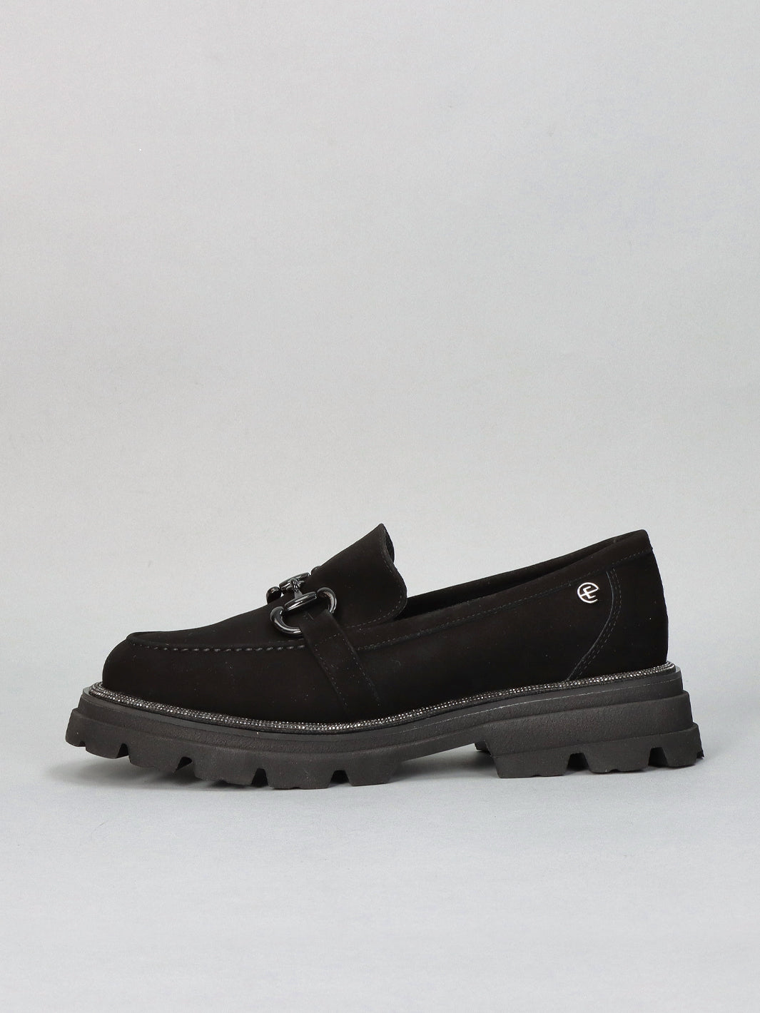 NUBUCK LOW SHOES - BLACK