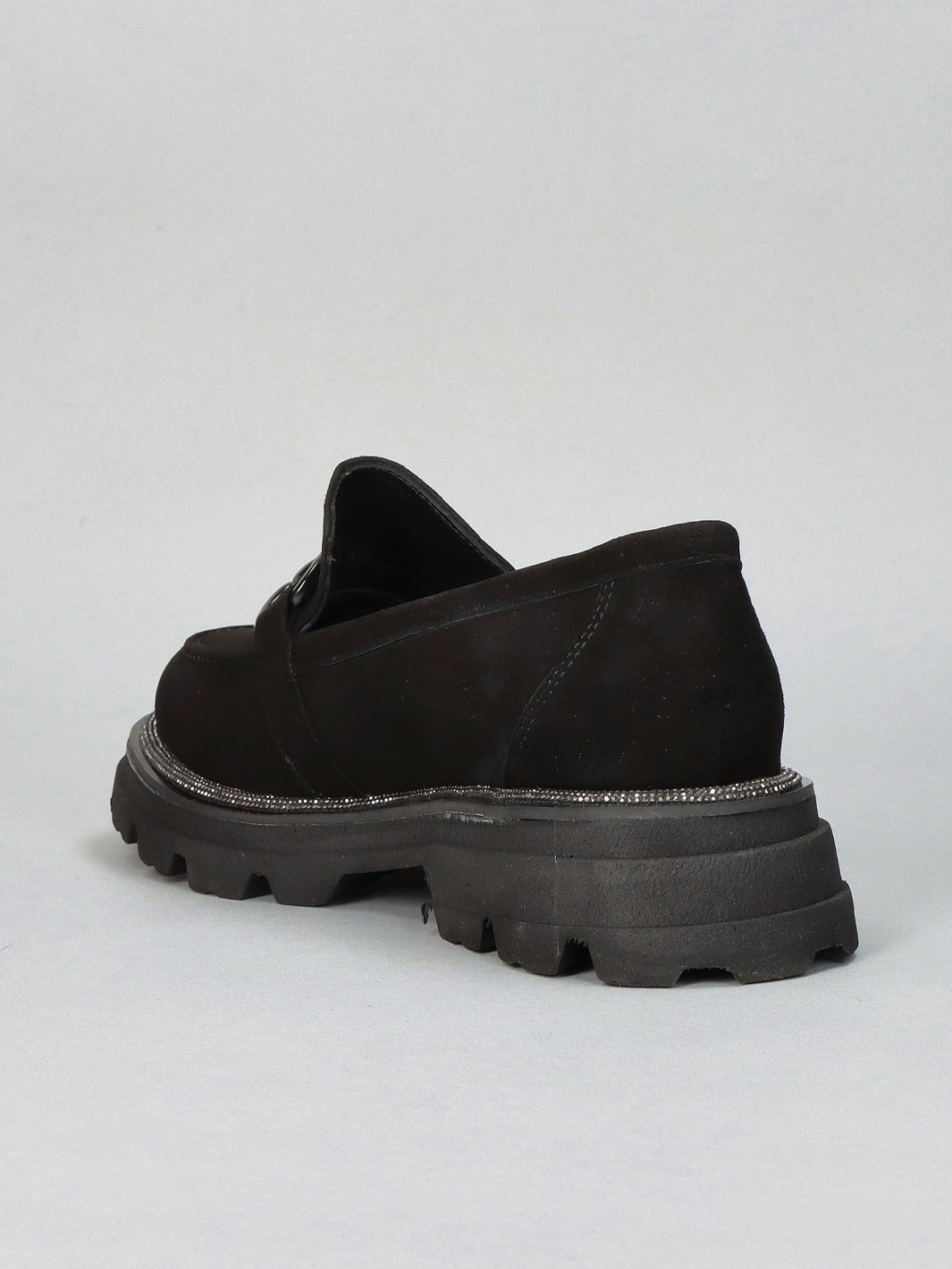 NUBUCK LOW SHOES - BLACK