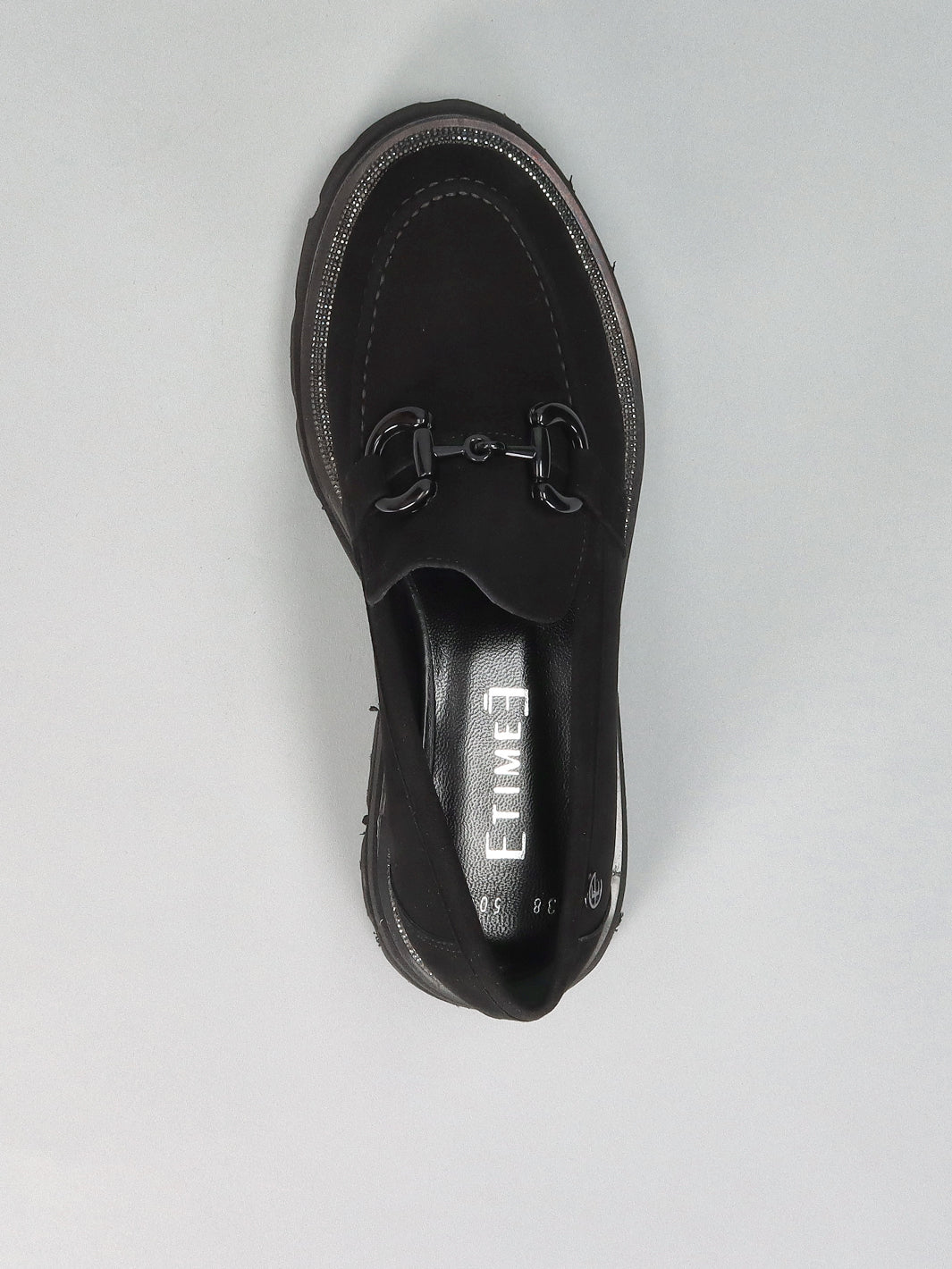 NUBUCK LOW SHOES - BLACK